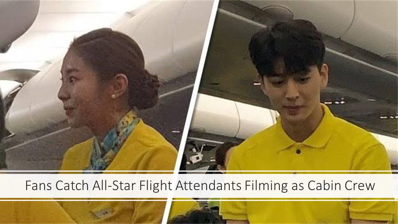 UEE and iKON's Song Yun Hyeon Working as Flight Attendants