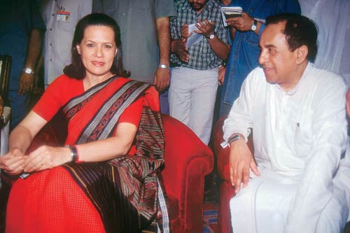 Sonia Gandhi and Subramanian Swamy