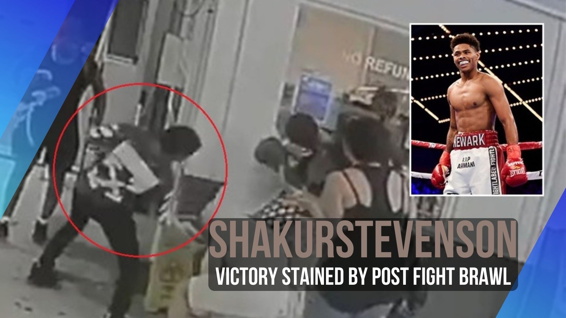 Post fight brawl stains the glory of Shakur Stevenson dominant win over Oscar Valdez