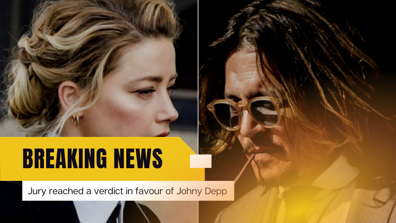 Jury reached a verdict in favour of Johnny Depp