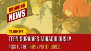 Turkish teenager Ikbal Cil's story of human tenacity | She asks rescuers for her Harry Potter books