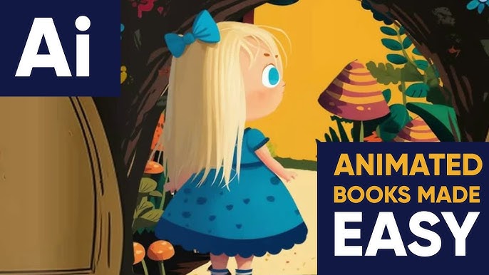 Create animated kids storybooks with voice narration online