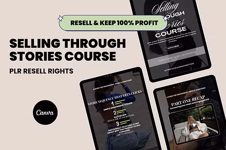 buy storytelling course with resale rights
