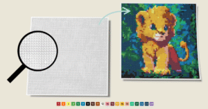 how to convert images into color by number pages