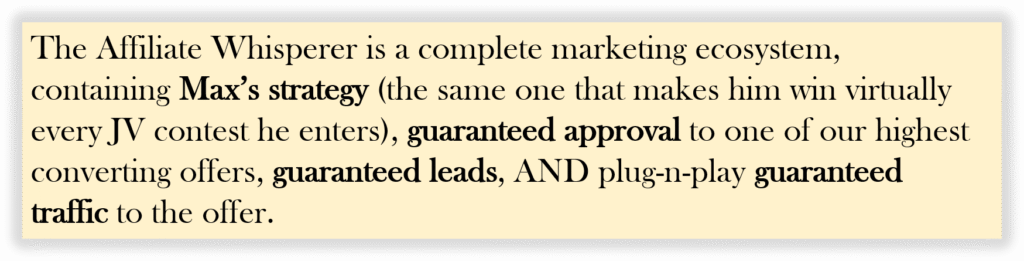 The Affiliate Whisper Review