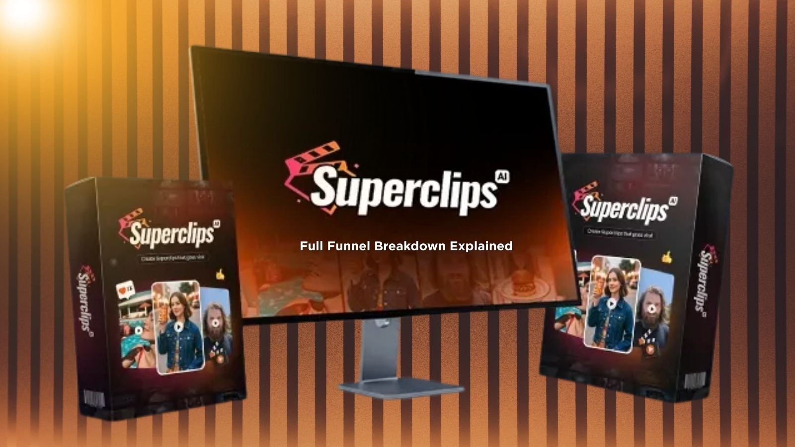 superclips ai pricing funnel otos bonuses