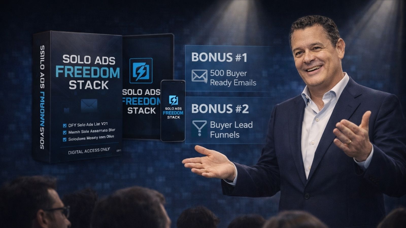 Solo Ads Freedom Stack bonuses and bundle