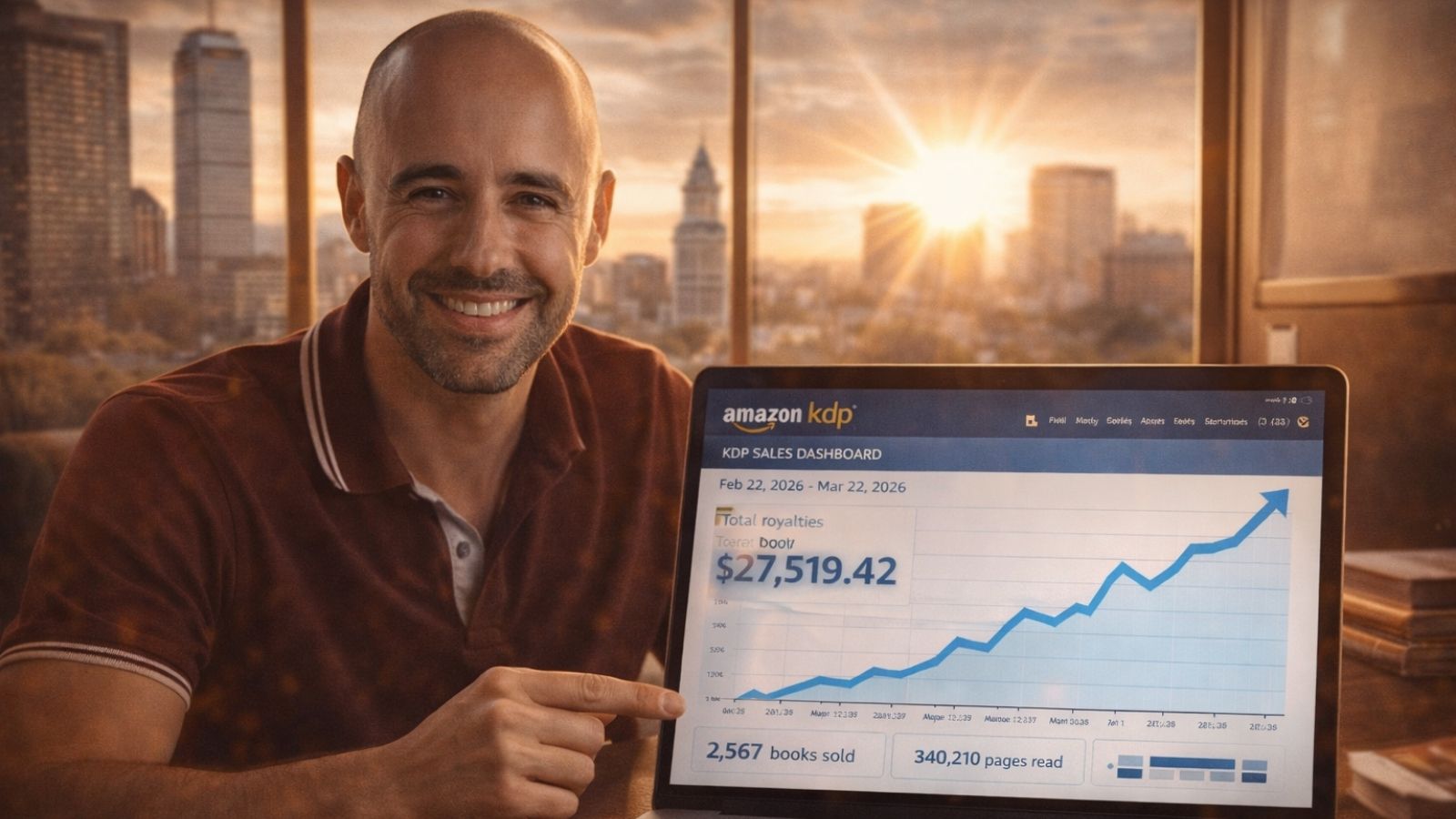 AI Sales Rocket agency license dashboard managing multiple books and pen names