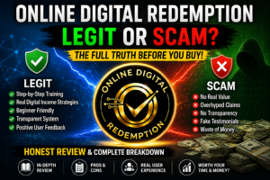 online digital redemption legit or scam review showing full truth and system breakdown