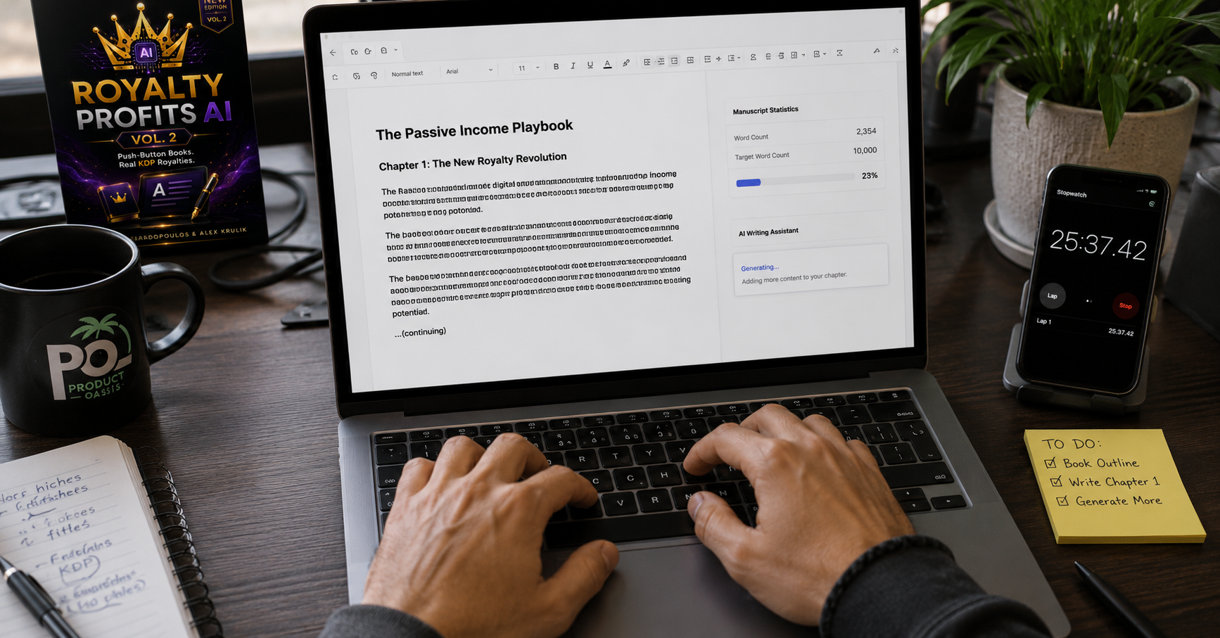 fastest way to create and publish a KDP book with AI