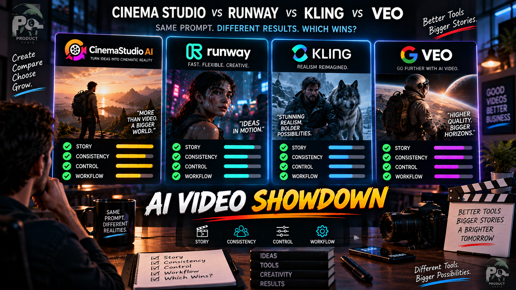 CinemaStudio AI vs Runway