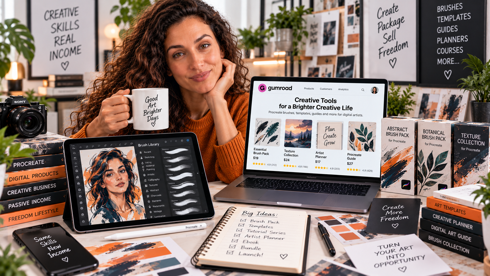 Procreate digital product business