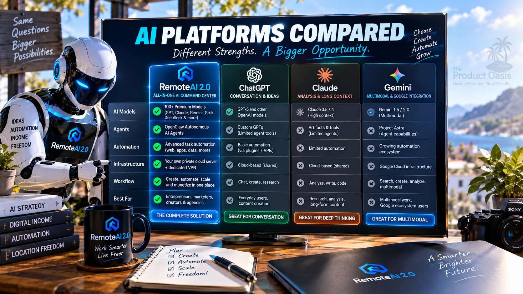 RemoteAI 2.0 vs ChatGPT
