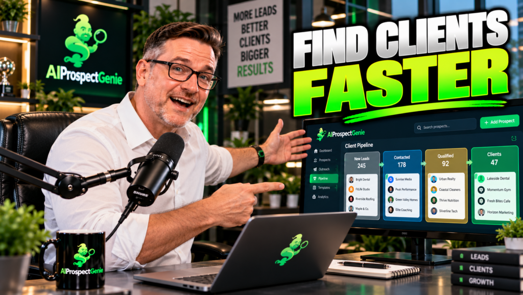 how to find AI agency clients